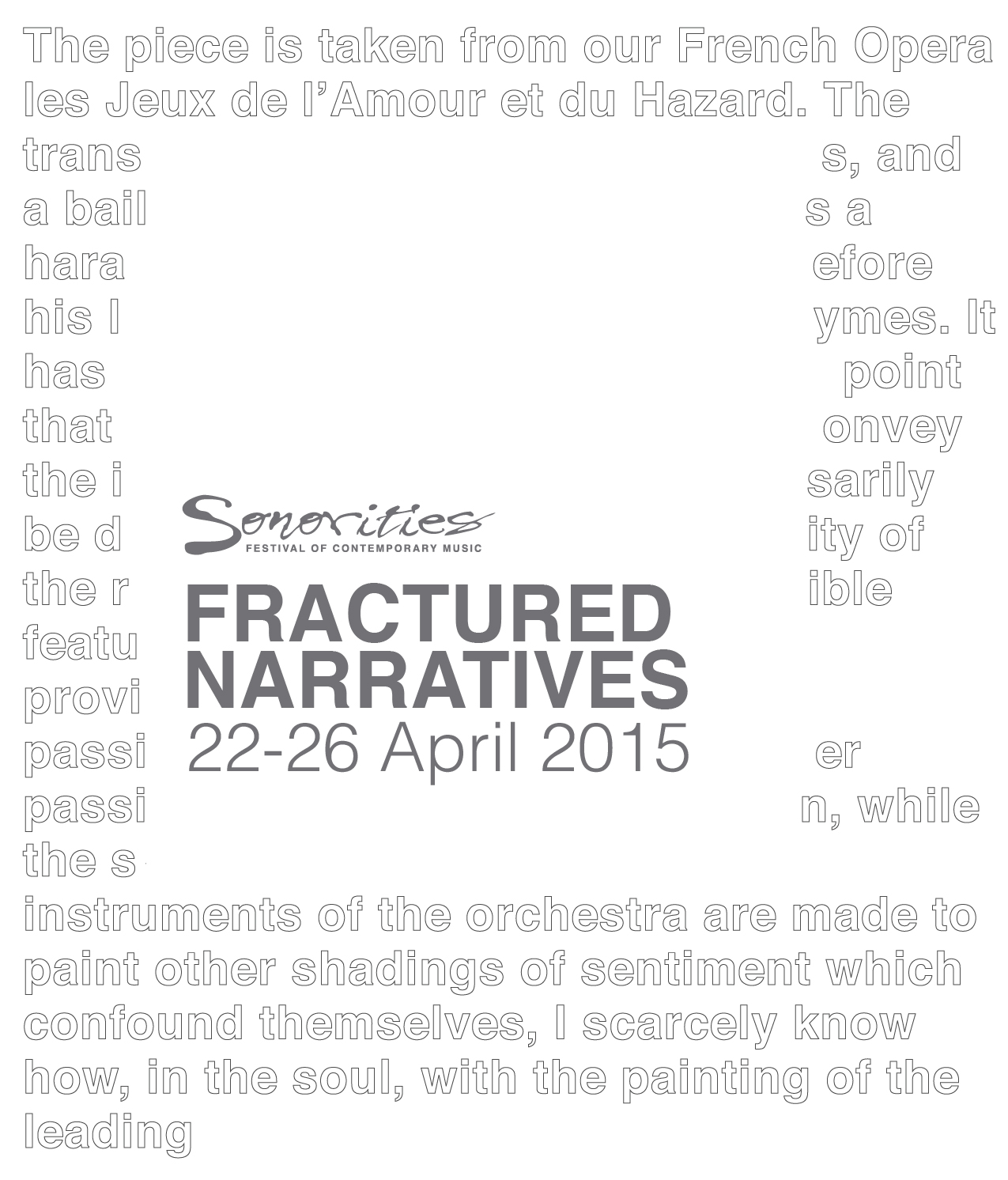 Fractured Narratives poster