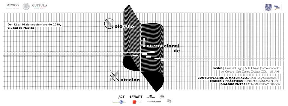 A poster "International Notation Colloquio"