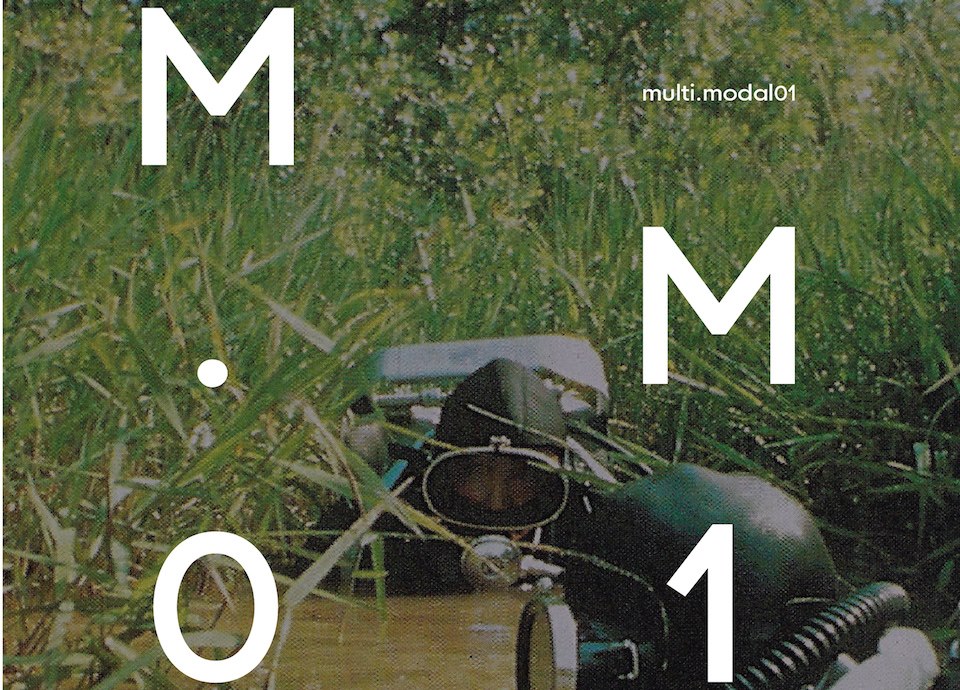 Album cover "multi modal" with a photo of two scuba divers