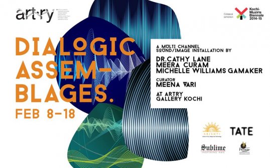 A poster - "Dialogic Assemblages"