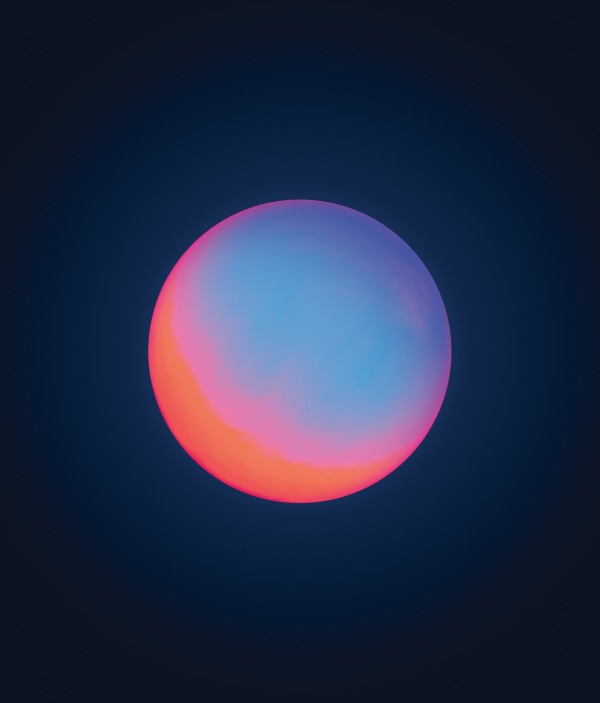 Event image - pink moon on blue sky