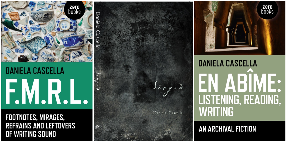 3 book covers by Daniela Cascella