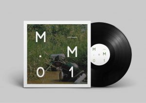 Record and sleeve showing two divers emerging from water and "MM01"