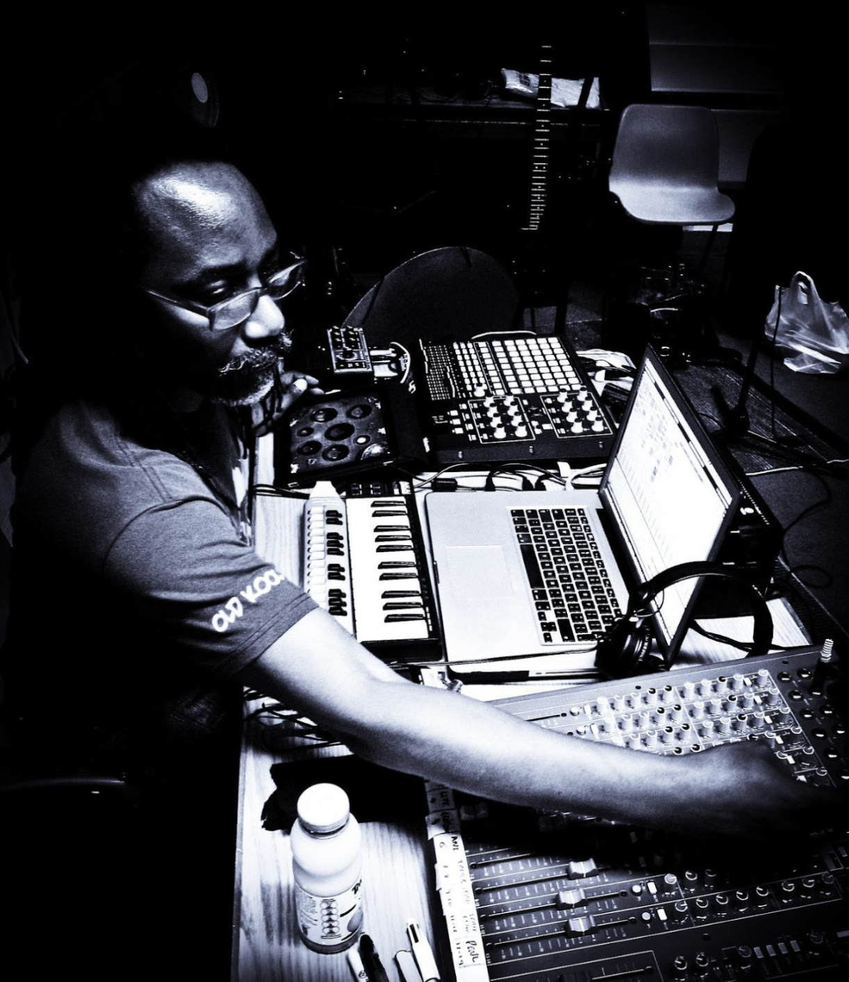 Profile image of Trevor Mathison on a sound desk